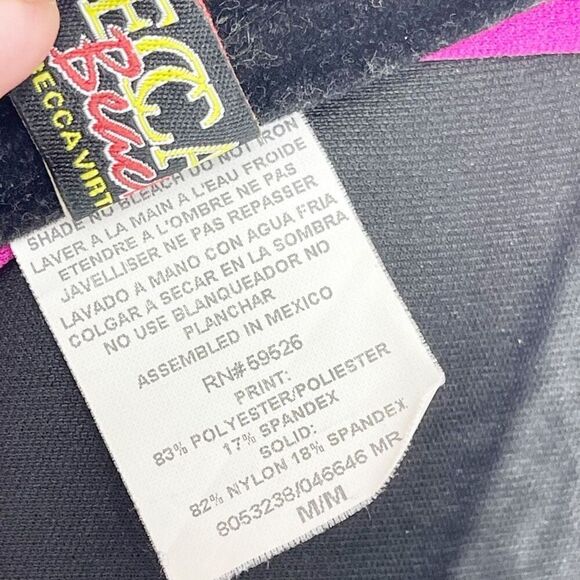 Becca Beach by Rebecca Virtue Printed Push Up Bikini Swim Top Womens Size Medium - Picture 9 of 10